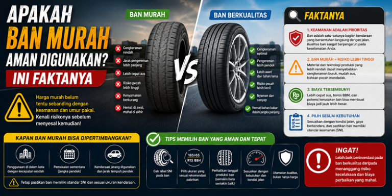 Apakah Ban Murah Aman Digunakan? Ini Faktanya