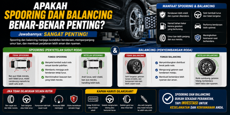 Apakah Spooring dan Balancing Benar-Benar Penting