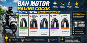 Ban Motor Paling Cocok untuk Harian di Jalanan Indonesia