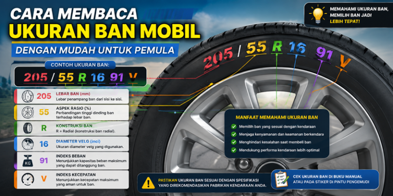 Cara Membaca Ukuran Ban Mobil dengan Mudah untuk Pemula