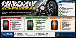 Kenapa Tekanan Angin Ban Sangat Berpengaruh pada Kenyamanan Berkendara