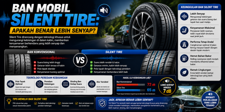 Ban Mobil Silent Tire: Apakah Benar Lebih Senyap?