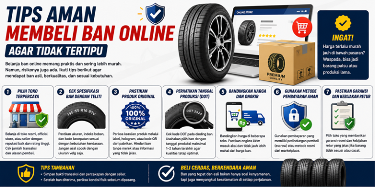 Tips Aman Membeli Ban Online Agar Tidak Tertipu